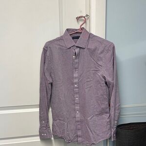 Tommy Hilfiger Lavender Casual Button Down Shirt